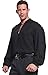 Underwraps Men's Pirate Shirt-Black