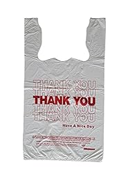 1000CT Thank You Plastic Large T-shirt Carry Out