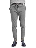 CYZ Men's Jogger Sweatpants Tracksuit Bottoms Training Running Trousers-Charcoal-L