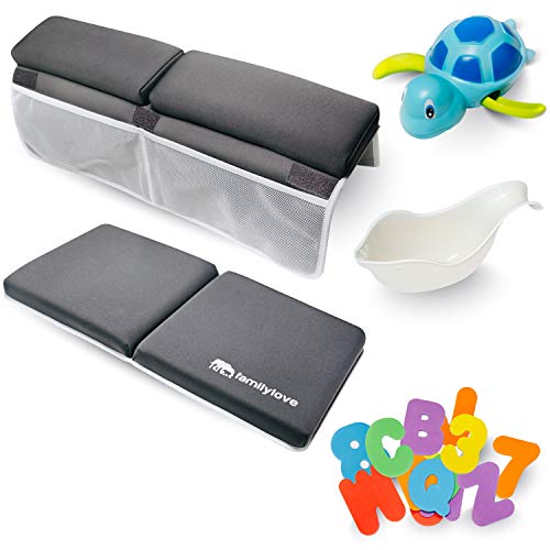 Bath Kneeler and Elbow Rest pad Baby Bathtub Kneeling for Bathing Knee