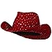Glitter Cowboy Hat - Red