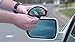 Clear Zone Blind Spot Mirror - Set of 2 w/Bonus Headlight Restoring Wipes - Original As Seen on TV