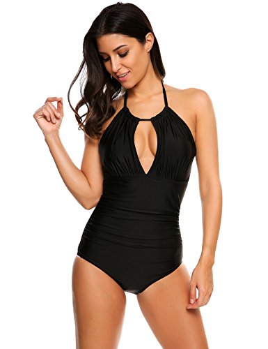 Avidlove Women's Retro Tankini One Piece Tummy Control Monokini Swimsuit