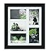 kieragrace Langford Wood Collage Picture Frame, 12 by 14-Inch Matted for 5-4 by 6-Inch Photos, Black