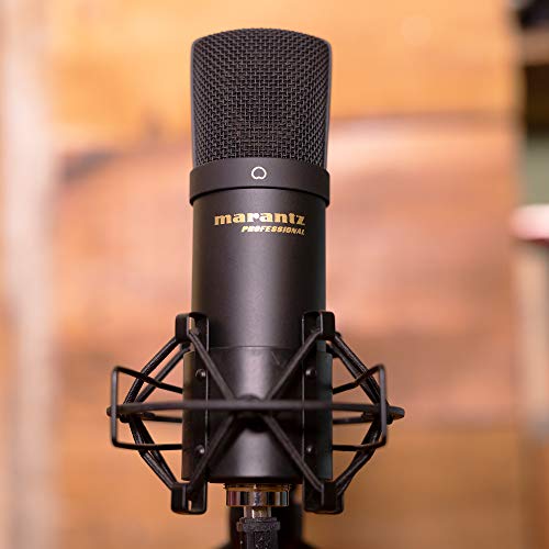 Studio Condenser Usb Microphone For Daw Recording Podcasting 14mm Usb Out Marantz Professional Mpm 1000u