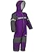 OAKI Rain and Trail Suits - The Ultimate Kids & Toddler Rain Suit for Boys & Girls - Perfect Muddy Buddy Rain Overalls Toddler Deep Purple, 6-7