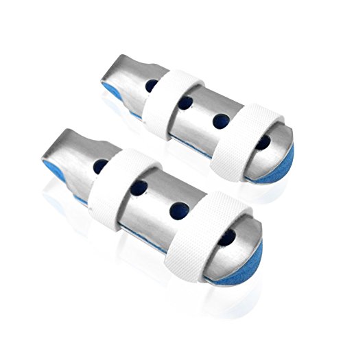 Go Finger Splint | 4pcs Effective Finger Protector | Super Durable Stainless Steel and Lightweight EVA Material | Brilliant for Both Right and Left Fingers with Unyielding Loop Straps | 790.2