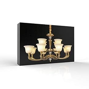 Luxury Gold Chandelier for Restroom