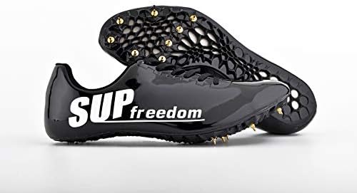 Supfreedom Track and Field Spikes Microfiber Track Shoes for Athletics Racing Distance Sprint Running Race Spike Shoes