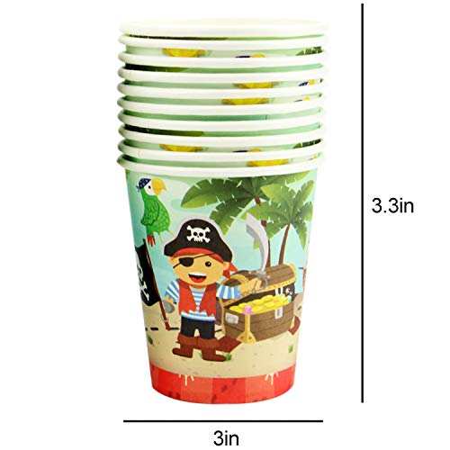 6 Pirate+Supplies+Including+Napkins+Tablecloth