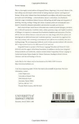 Integrated Korean: Beginning 2, 2nd Edition (KLEAR Textbooks in Korean Language)