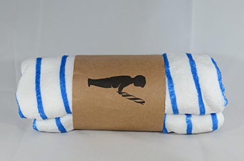 Stretchy Ultra Soft Baby Changing Pad Cover by Niniche (White/Blue Stripes)