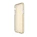Speck iPhone XS Presidio Clear + Glitter Case, Scratch-Resistant IMPACTIUM 8-Foot Drop Protected iPhone Case that Resists UV Yellowing, Gold Glitter/Clear