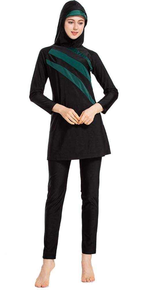 Hijab Full Coverage Muslim Swimwear Islamic Bodysuit Muslim Women Conservatism Swimsuit Arab 