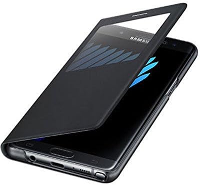 Samsung OEM S-View Flip Cover Case for Samsung Galaxy Note FE Fan Edition 2017 - Black