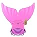 Docooler Kid Children Mermaid Swim Fin Diving Monofin Swimming Foot Flipper