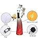 SUPERJARE 8 Ft Halloween Inflatable Ghost, Blow up Flashing Flame Decoration with LED Light, Indoor & Outdoor, Yard & Lawn Decor