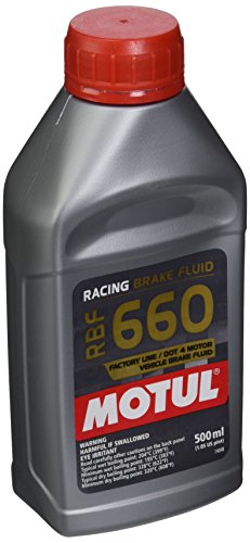 Motul 847205-12PK RBF 660 Factory Line Dot-4 100 Percent Synthetic Racing Brake Fluid - 500 ml, (Case Pack of 12)