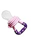 Boppin Baby Food Feeder | Baby Fruit Feeder | Teething Toy | Silicone Teether Nibbler | No Messy Mesh Bag To Clean | Free E-Book (Pink)