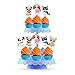 Dog Cupcake Cake Toppers - Puppy Pet Theme Birthday Party Decorations Supplies - 25 PCS