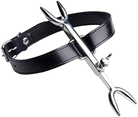 Women Men 2019 Nice Playtime Intimacy Toys Stainless Steel Heretics Fork&Leather Collar, Restraints,Adult Intimacy Toys for Couple Flirt Toys Valentine's Day Gift
