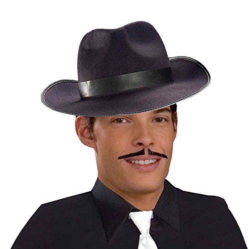 Forum Novelties Men's Human Hair Gangster Mustache