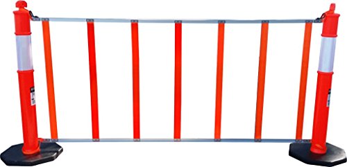 R U F Portable Pedestrian Safety Barrier, 6'6