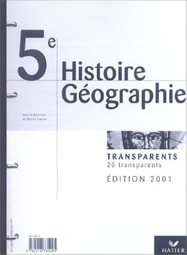 Download Histoire-Géographie, 5ème + 20 transparents PDF