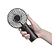 Mini Handheld Fan portable fan,USB 4000mAh Battery Operated Rechargeble Hand Held Fan,8-18 Working Hours with 3 Speed Adjustable for Home Office Traveling (Black)