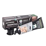 Teeth Whitening Toothpaste , Charcoal toothpaste, Teeth Whitening, charcoal tooth whitening, Activated Charcoal Black Toothpaste whitening - Fresh Mint toothpaste - REMOVES BAD BREATH and TOOTH STAINS