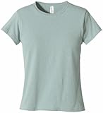 ECOnscious Women's 100% Organic Cotton Short Sleeve Tee (Sky, Large)