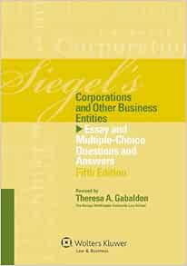 Answer choice corporation essay multiple question siegels picture
