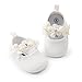 BENHERO Baby Infant Girls Soft Sole Floral Princess Mary Jane Shoes Prewalker Wedding Dress Shoes (11cm(0-6 Months), A-White)