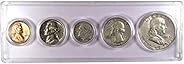 1954 Year Set 5 Coins in AG About Good or Better Condition Collectible Gift Set