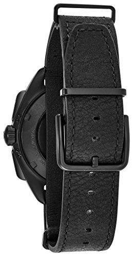 Bulova Special Edition Lunar Pilot Chronograph Leather Watch 98A186