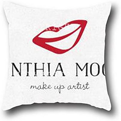 Yeezi Lee Lips Logo Cotton Canvas Ogee Accent Pillow Case Polyester Cute Yellow Bird ( 20*36 )