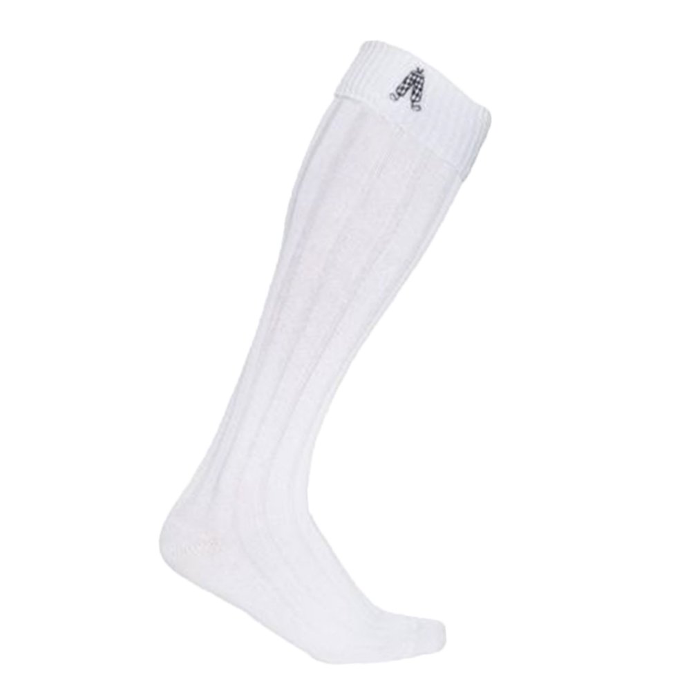 Royal And Awesome Men's Golf Socks, White, One Size