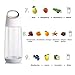 Living&Giving Fruit Infuser Water Bottle 22 Ounce with Sponge Cleaning Brush