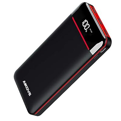 Power Bank Portable Charger High Capacity with LCD Digital Display External Battery Pack Compatible Smart Phones,Android Phones,Tablet and Other Devices