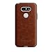 LG G5 Case [Tridea] Power Guard Premium Synthetic Leather Bumper [Shock Absorbent][Scratch-Resistant] Case for LG G5 (2016) [Brown]
