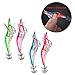 Fiscan Fishing Lures,Jigs Fishing Lures LED Slowing Sinking Baits with Mustad Hooks Freshwater and Saltwater,Minnow Jerkbait Crankbait