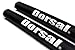 DORSAL Round Crossbar Surfboard Longboard Snowboard SUP Surf Roof Rack Pads 28 Inch