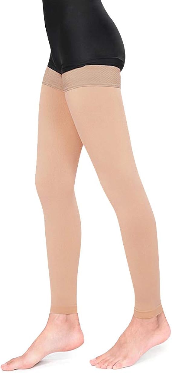 SWOLF Medical Thigh High Footless Compression Stockings