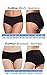 Anigan EvaWear Menstrual Period Panty, Tampon Alternative, Absorbent, Hypoallergenic, Black, Bikini, L