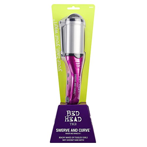 Bed Head Swerve Curve Hair Waver and Wand 2 Tools in 1, Beachy Waves, Tousled Curls Pricepulse