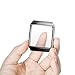 Compatible with Fitbit Ionic Screen Protector Case, JZK Scratch-Resistant Flexible Lightweight Plated TPU Fullbody Protective Case