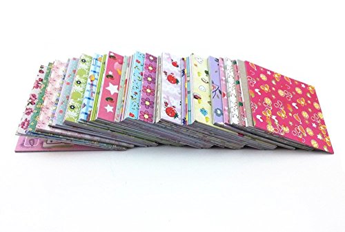 Honbay 576 sheets colorful mix floral pattern origami paper 7 x 7…