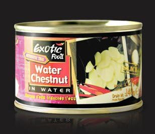 EXOTIC FOOD Authentic Thai Water Chestnut in Water 140G