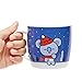 BT21 Official Merchandise by Line Friends - Winter Theme Character Ceramic Coffee Mug with Lid, KOYA