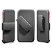 Fosmon STURDY Shock Absorbing Dual Layer Hybrid Holster Cover Kickstand Case for Apple iPhone 6 / iPhone 6s (4.7”) - Red